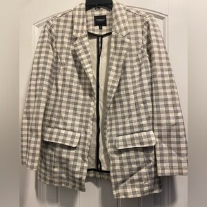 Liverpool Los Angeles Plaid Blazer